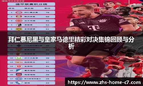 拜仁慕尼黑与皇家马德里精彩对决集锦回顾与分析